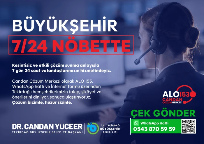 B&Uuml;Y&Uuml;KŞEHİR 7/24 N&Ouml;BETTE  ILN02448831