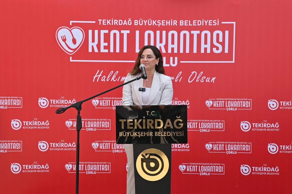 Çorlu’ya Dayanışma Sofrası Kuruldu: Kent Lokantası Hizmete Açıldı