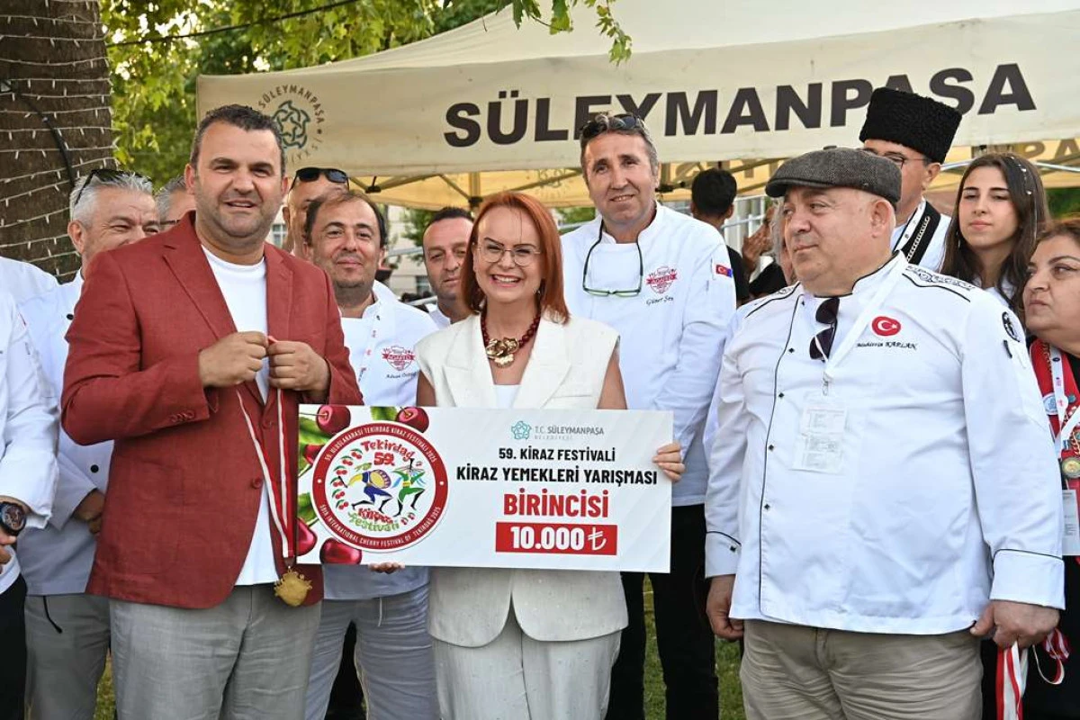 Kirazın En Tatlı Yarışı: Marifetli Eller Festivalde Lezzetle Yarıştı!