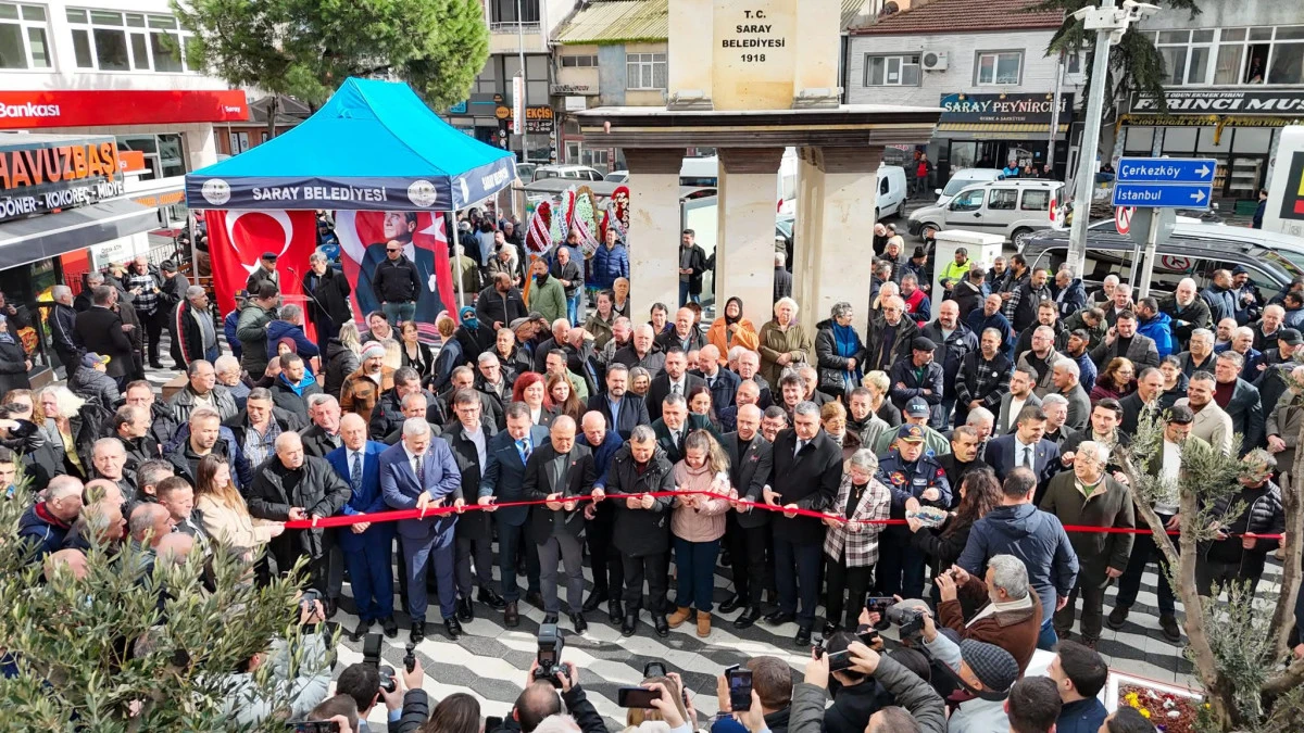 Saray&rsquo;da Saat Kulesi Coşkusu Yeni Sembol G&ouml;rkemli T&ouml;renle A&ccedil;ıldı