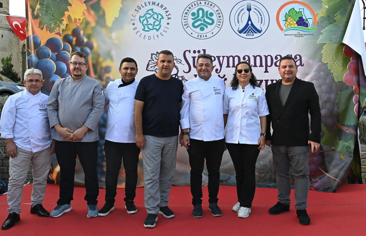 Süleymanpaşa’da Bağbozumu Coşkusu. Sarma Yarışması Renk Kattı