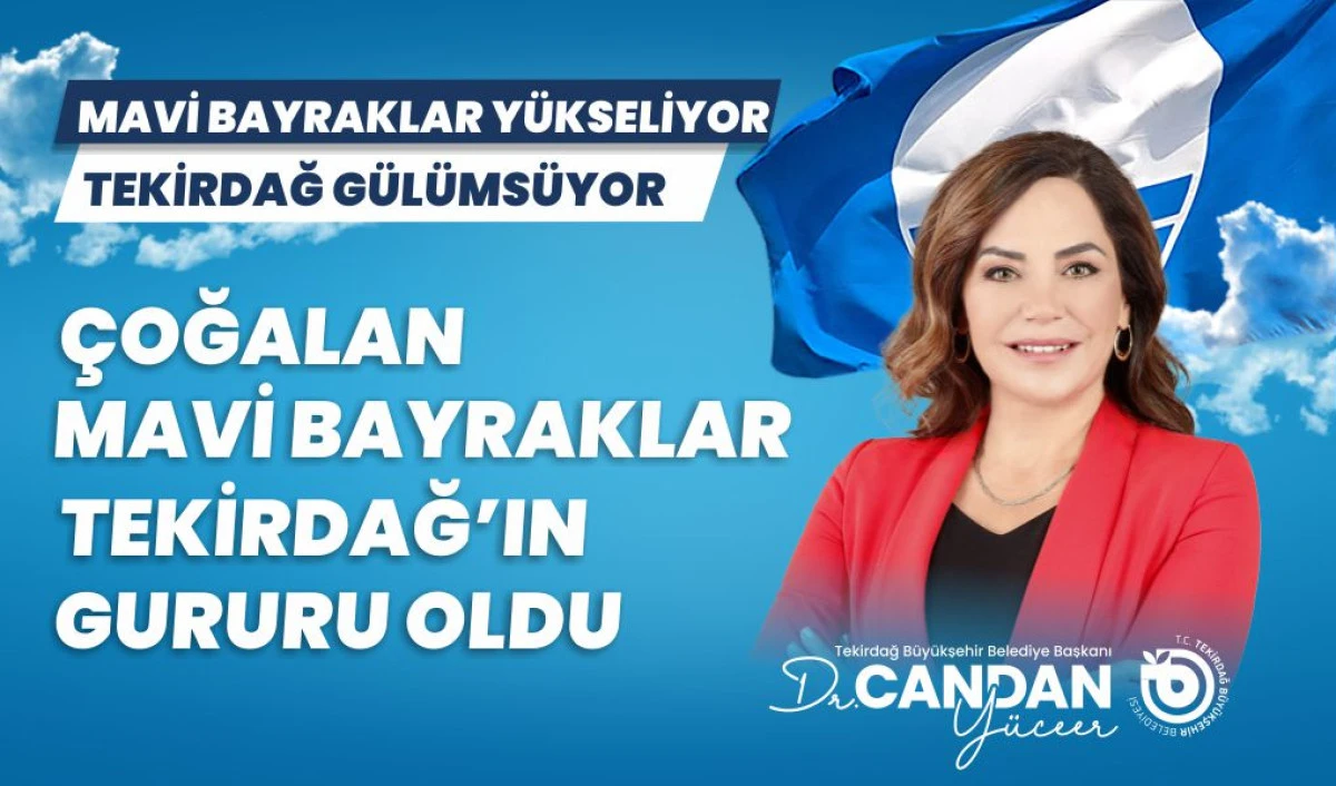 Tekirdağ’ın Mavi Gururu: Mavi Bayraklı Plaj Sayısı 10’a Yükseldi